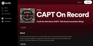 An image of CAPT on Record on Spotify platform.